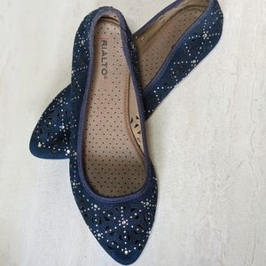 Navy Rialto Flats